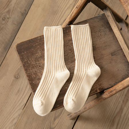 

Solid Underwear & Socks, White, Socks