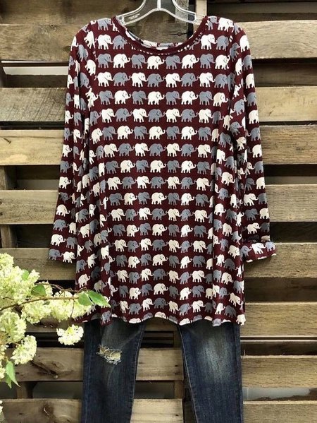 

Casual Shirts & Tops, Wine red, Tops