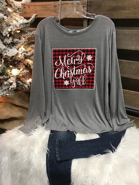 

Long Sleeve Casual Shirts & Tops, Gray, Tops