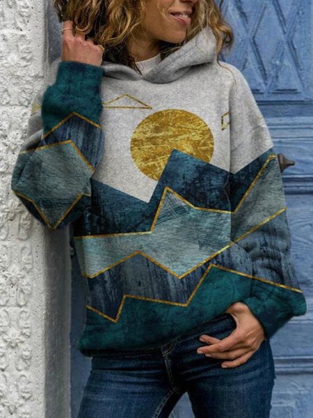 

Grigio Felpa con Cappuccio Casuale Maniche Lunghe Top, Hoodies & Sweatshirts