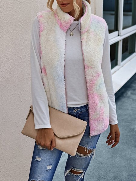 Cotton-Blend Casual Outerwear, Pink, Coats