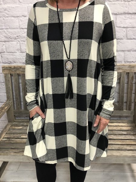 

Casuale Abito Misto Cotone, Nero, Blouses & Shirts