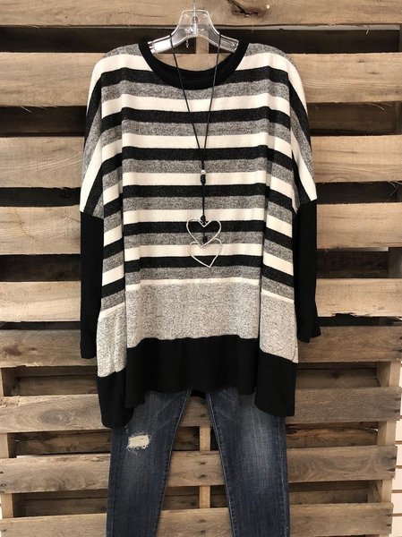 

Long Sleeve Cotton-Blend Shirts & Tops, Gray, Hoodies&Sweatshirts