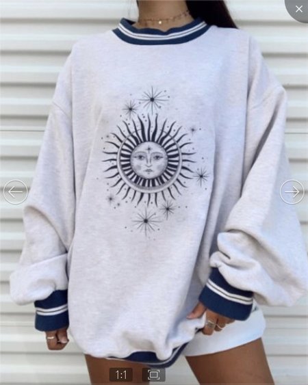 

Crew Neck Long Sleeve Women's Clothing, White, Sweatshirts & Hoodies