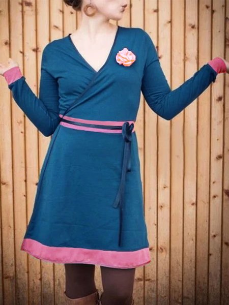 

Green Long Sleeve Vintage Dresses, Dresses