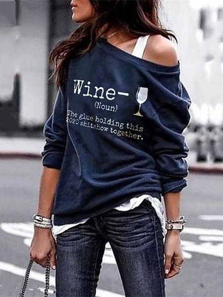 

Deep Blue Crew Neck Casual Sweatshirts, Sweatshirts & Hoodies