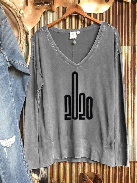 

2020 Gray Casual Long Sleeve Sweatshirt, Hoodies&Sweatshirts