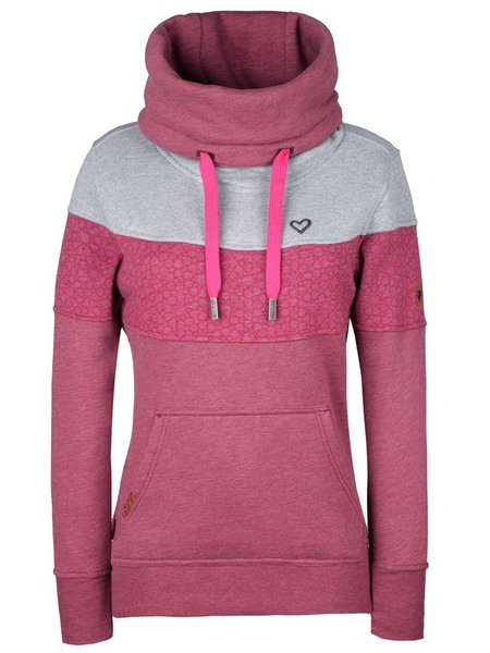 

Rose Red Patchwork Casual Cotton-Blend Hoodie Sweatshirt, Hoodies & Sweatshirts
