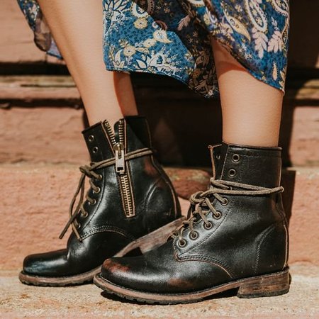 

Daily All Season Flat Heel Boots, Black, Boots