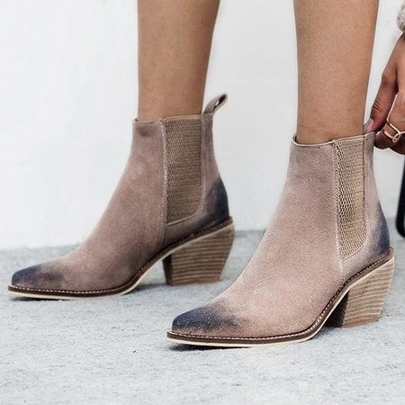 

Artificial Leather Boots, Gray, Boots