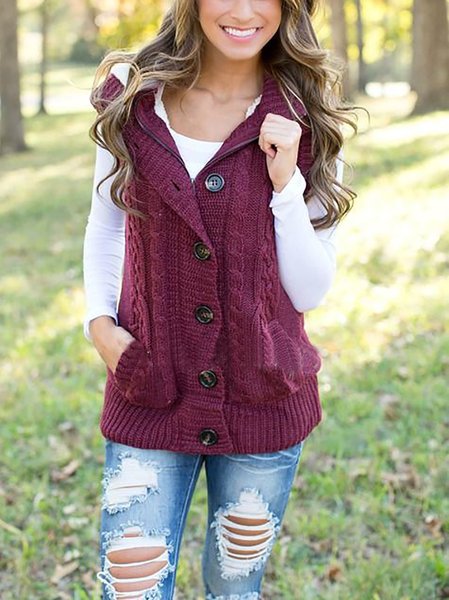 

Purple V Neck Casual Acrylic Shift Sweater, Sweaters