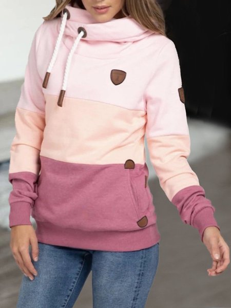 

Pink Casual Shift Sweatshirt, Hoodies&Sweatshirts