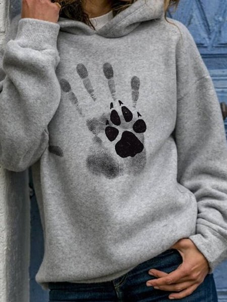 

Casual Crew Neck Sweatshirt, Gray, Hoodies & Sweatshirts