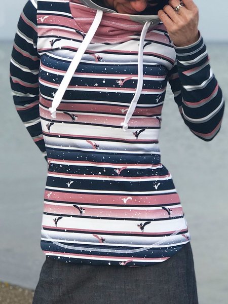 

Casual Long Sleeve Plus Size Hoodie Sweatshirts, Blue, Hoodies & Sweatshirts