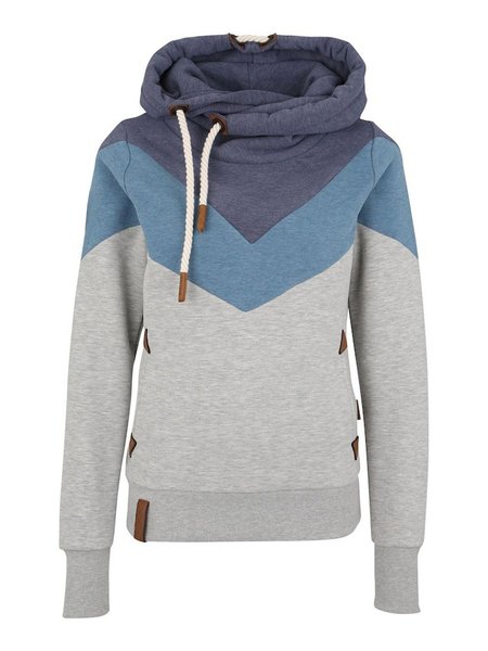 

Gray Hoodie Shift Casual Sweatshirts, Tops