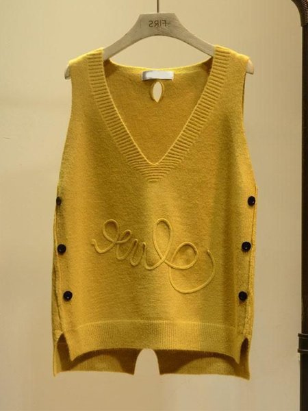 

Holiday Sweater, Yellow, Sweaters