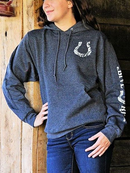 

Gray Long Sleeve Shift Sweatshirts, Tops