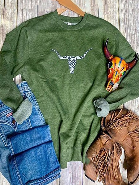 

Green Abstract Casual Shift Crew Neck Sweatshirts, Sweatshirts & Hoodies