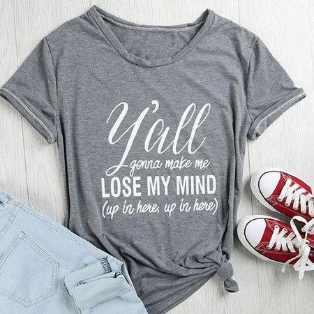 

Losing My Mind T-Shirt, Gray, T-shirts
