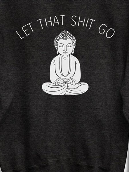 

Let That Go Men Sweatshirt, Black, Men
