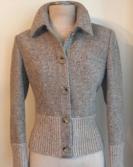 

Gray Long Sleeve Shirt Collar Jacket, Jackets