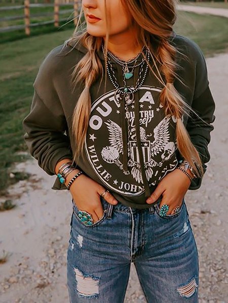 

Deep Green Casual Long Sleeve Sweatshirt, Hoodies & Sweatshirts