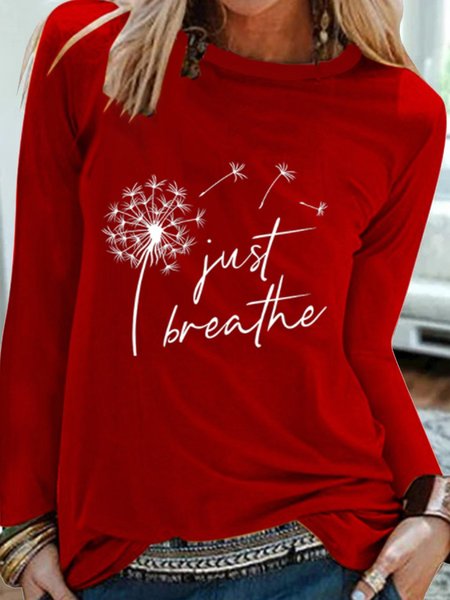 

Taglia Grande Girocollo Maniche Lunghe Top Misto Cotone, Giallo, Sweater