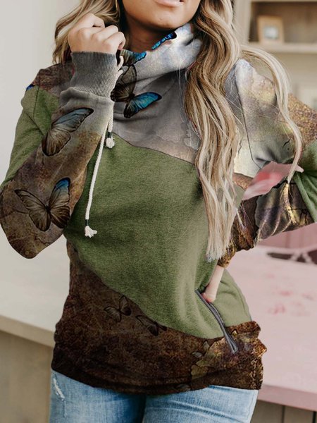 

Gray Vintage Cotton-Blend Sweatshirt, Hoodies&Sweatshirts