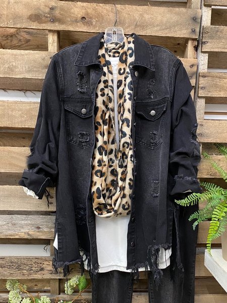 

Black Casual Denim Jackets, Jackets