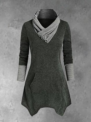 

Panelled Scollo a V Vintage Abito Come Immagine, Mini Dresses