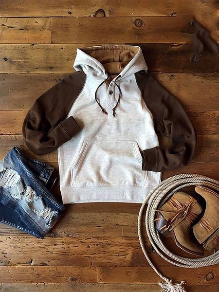 

Brown Abstract Casual Shift Sweatshirt, Hoodies&Sweatshirts