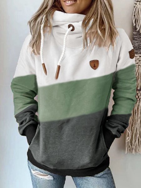 

Multicolor Solid Hoodie Long Sleeve Sweatshirt, Hoodies&Sweatshirts