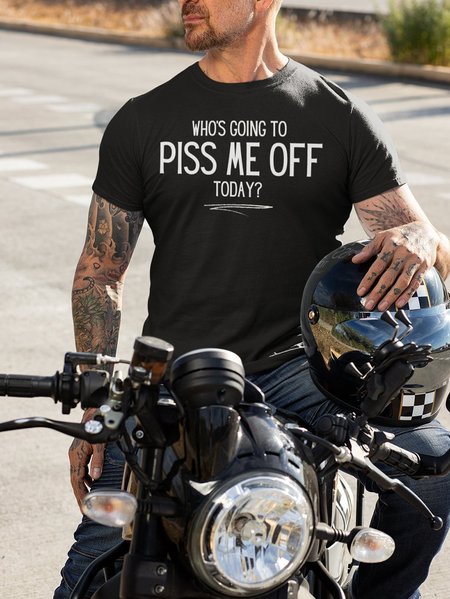 

Dont piss me off Men's T-shirt, Black, T-shirts