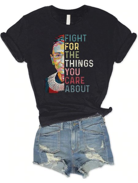 

Fight For The Things You Care About Tee, Black, T-shirts