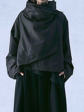 

Solid Vintage Outerwear, Black, Hoodies and Sweatshirts