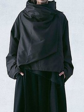 

Solid Vintage Jacket, Black, Hoodies & Sweatshirts