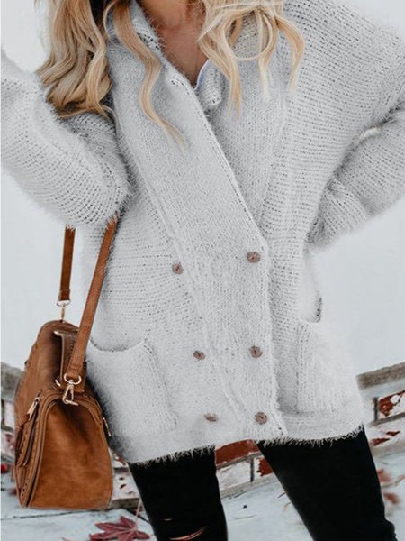 

Cotton Casual Jacket, Silver, Coats