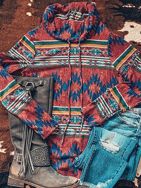 

Red Long Sleeve Turtleneck Sweatshirts, Tops