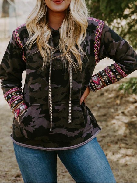 

Hoodie Boho Jersey Knit coat, Camouflage, Sweatshirts & Hoodies