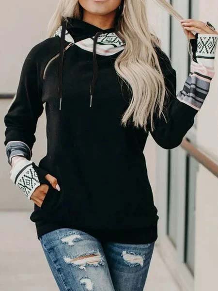 

Long Sleeve Vintage Sweatshirt, Black, Sweatshirts & Hoodies