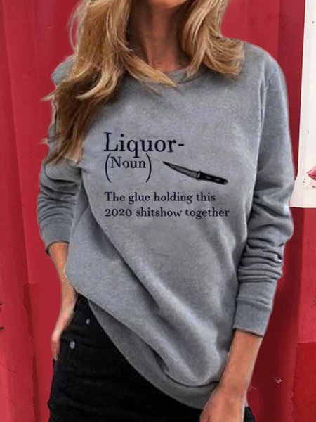 

Gray Long Sleeve Shift Shirt & Top, Long sleeve tops