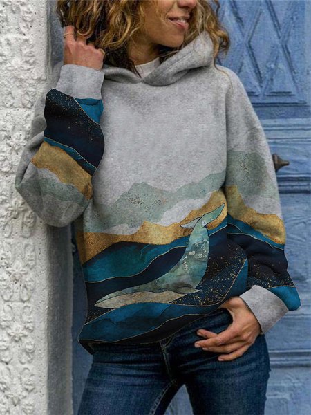 

Gray Casual Shift Ombre/tie-Dye Sweatshirts, Sweatshirts & Hoodies
