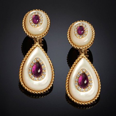 

Gorgeous Earrings, Purple, Earrings