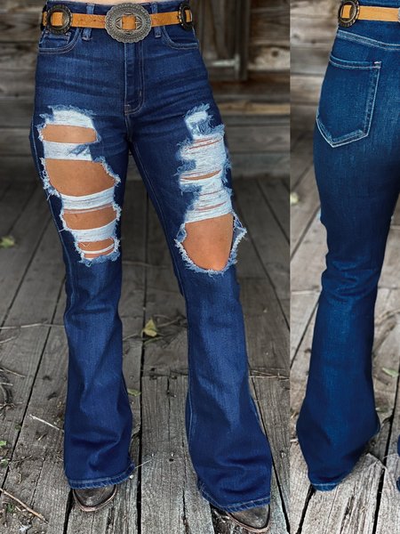 

Blue Sheath Jeans, Pants