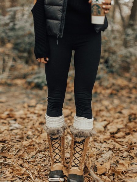 

Black Casual Cotton Pants, Pants