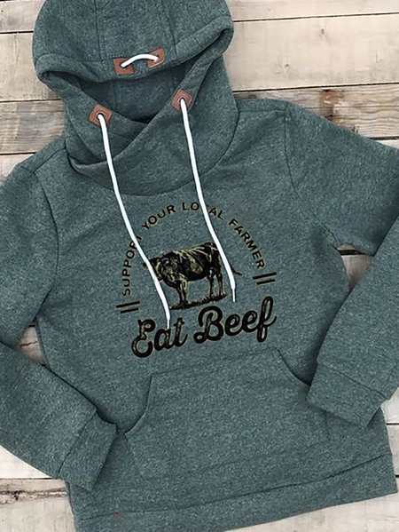 

Dark Green Animal Casual Sweatshirts, Sweatshirts & Hoodies