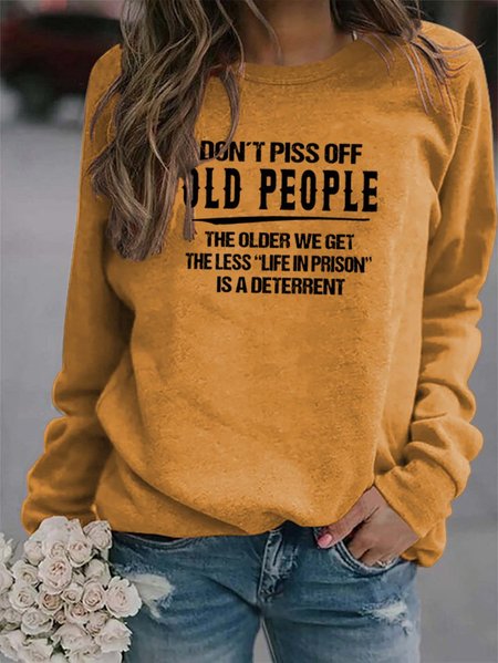 

Long Sleeve Casual Striped Sweatshirts, Yellow, Sweatshirts & Hoodies
