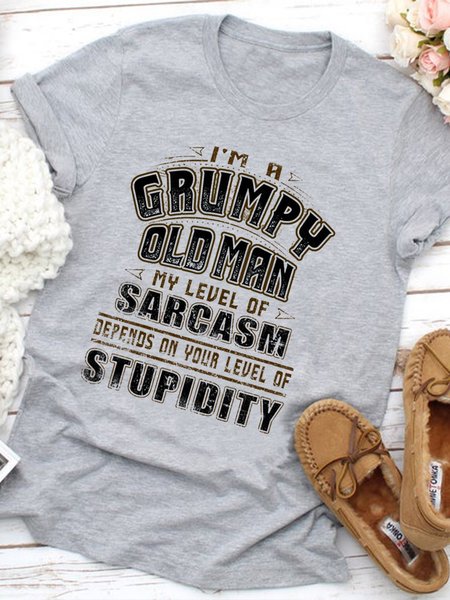 

I'M A GRUMPY OLD MAN......T shirt, Gray, T-shirts