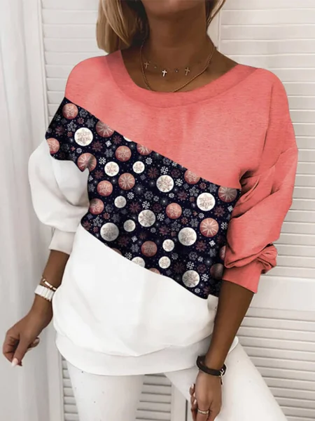

Multicolor Casual Crew Neck Long Sleeve Floral-Print Shirts & Tops, Hoodies & Sweatshirts