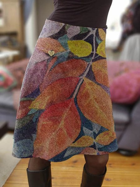 

Stampato Mini Gonna, Multicolore, Skirts
